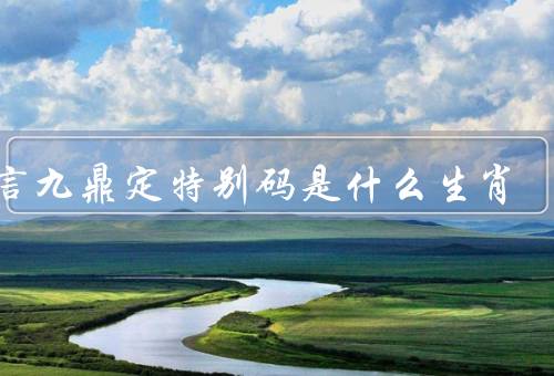 一言九鼎定特别码是什么生肖，什么是一言九鼎定、与生肖的对应关系