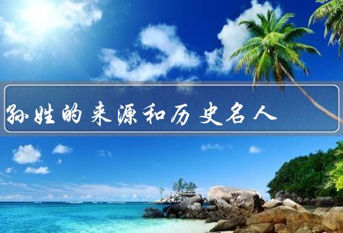 孙姓的来源和历史名人，孙姓的来源／历史名人／中国姓氏文化