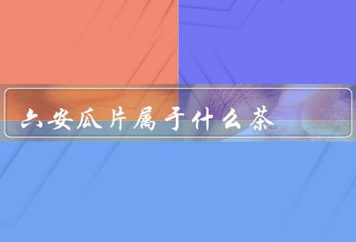 六安瓜片属于什么茶，历史／特点／制作工艺