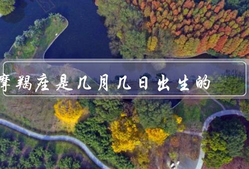 摩羯座是几月几日出生的（性格特点／爱情观／职业发展）