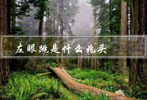 左眼跳是什么兆头（财运旺盛／不愉快的事情即将发生／身体状况不佳）