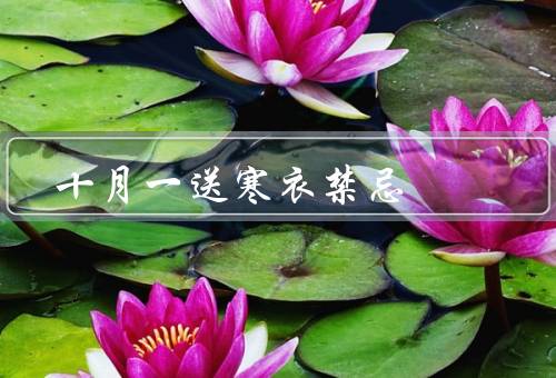 十月一送寒衣禁忌（禁忌、方式、内容）
