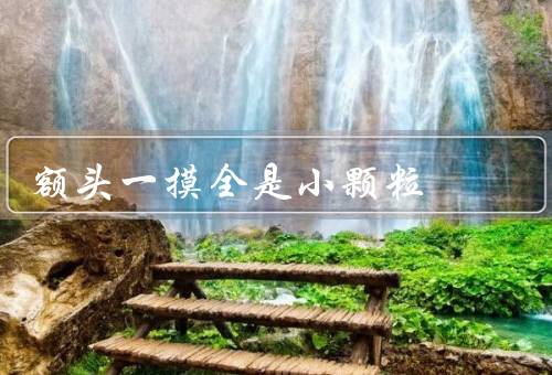 额头一摸全是小颗粒（小颗粒是什么？／怎样处理小颗粒？）