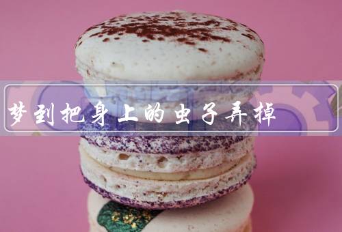 梦到把身上的虫子弄掉（梦境的意义／可能的解释／处理这种梦境）