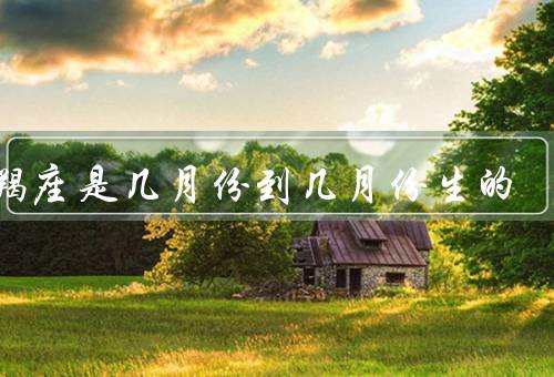 摩羯座是几月份到几月份生的，性格特点／爱情观／事业发展