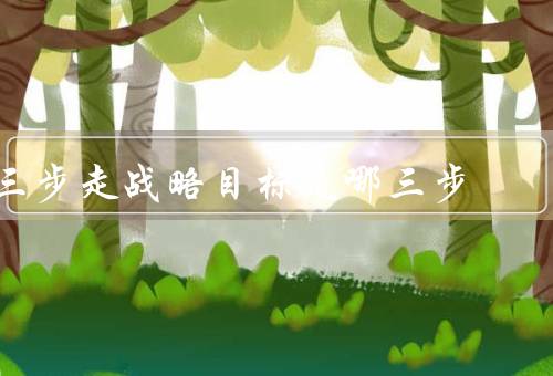 三步走战略目标是哪三步（确定目标、制定策略、实施执行）