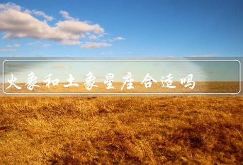 火象和土象星座合适吗，个性特点、沟通与理解、共同目标