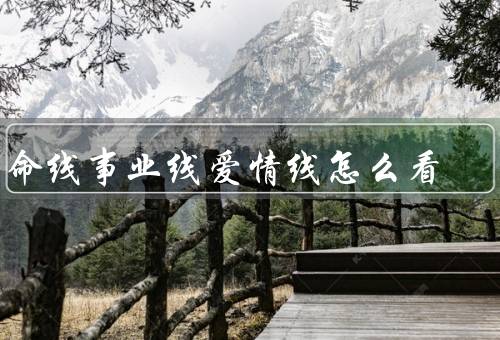 生命线事业线爱情线怎么看（生命线／事业线／爱情线）