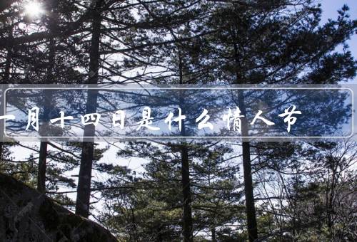 一月十四日是什么情人节，起源／习俗／传统活动