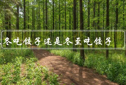 立冬吃饺子还是冬至吃饺子，吃饺子的由来／冬至吃饺子的由来