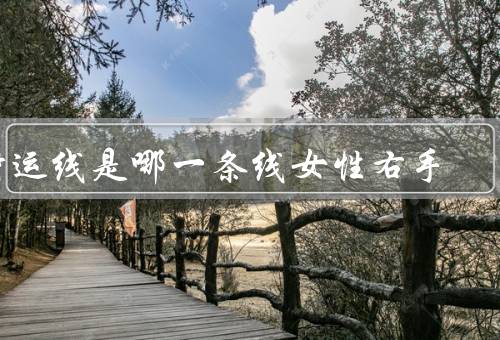 财运线是哪一条线女性右手，位置、解读、提升方法