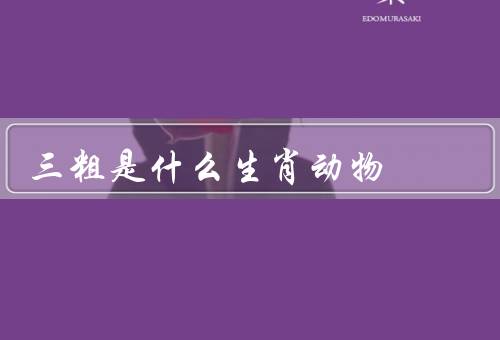 五大三粗是什么生肖动物，牛、马、羊