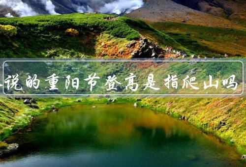 古人说的重阳节登高是指爬山吗（意义／习俗／现代意义）