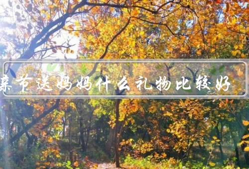 母亲节送妈妈什么礼物比较好（手工礼物、美容礼物、陪伴礼物）