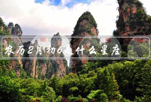 农历2月初6是什么星座，特点、爱情观、职业适应性