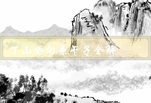 丁山癸向兼午子全解，丁山癸向、兼午子、全解