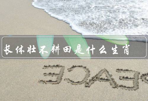 身长体壮不耕田是什么生肖（中国传统生肖文化／身长体壮的象征）